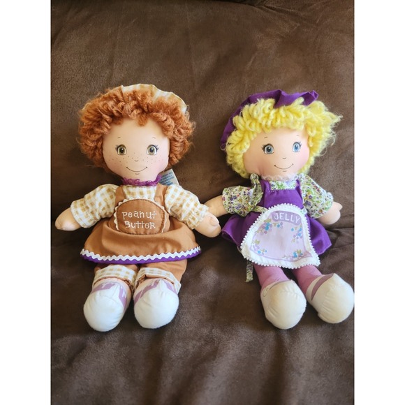 Amtoy Other - Vintage 1980 AmToy American Greeting Peanut Butter Jelly Soft Rag Dolls Set Read